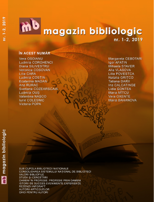 Magazin Bibliologic Nr. 1-2, 2019