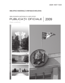 Publicații oficiale 2009